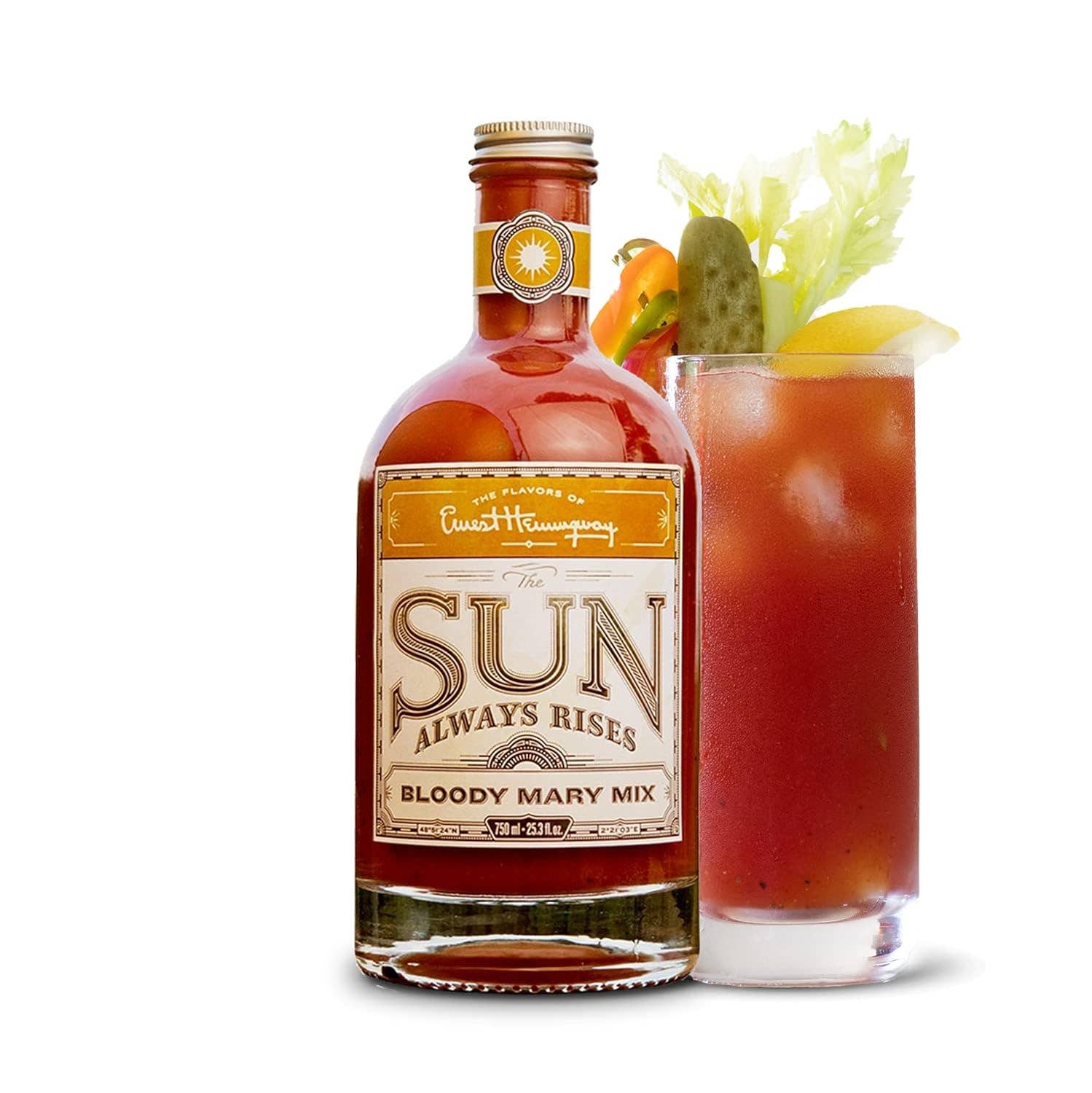 Gourmet Warehouse Brands - Wholesale Cocktail Mix/Syrup - Hemingway "The Sun" Bloody Mary Mix2