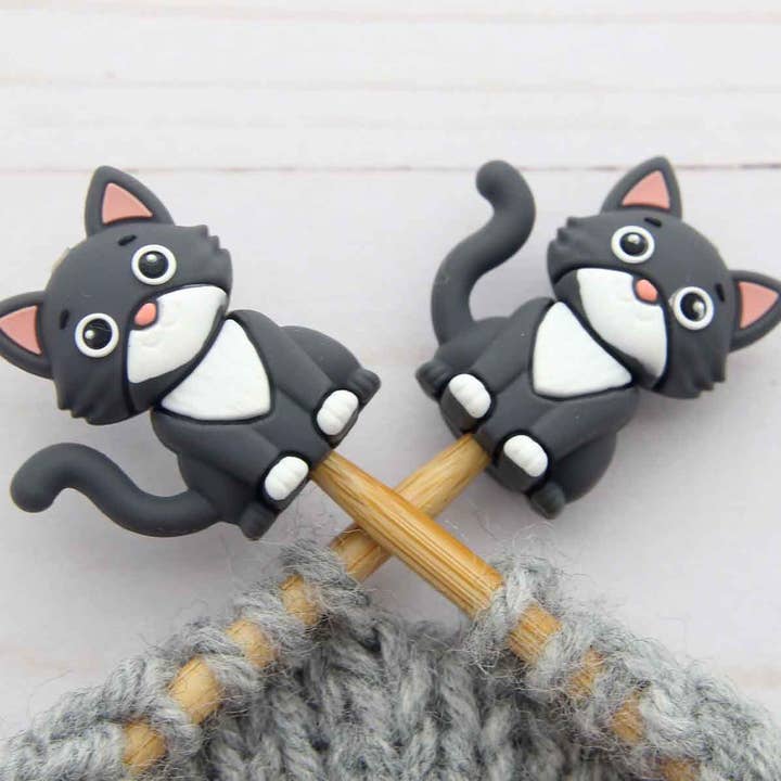 Kitty Cat | Stitch Stoppers for wholesale by Fox & Pine Stitches