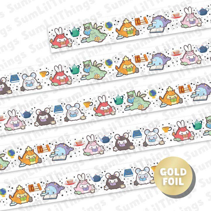 SumLilThings – Engroshandel Washitape – Washi Tape - Bøger, Drager & Te-serie9