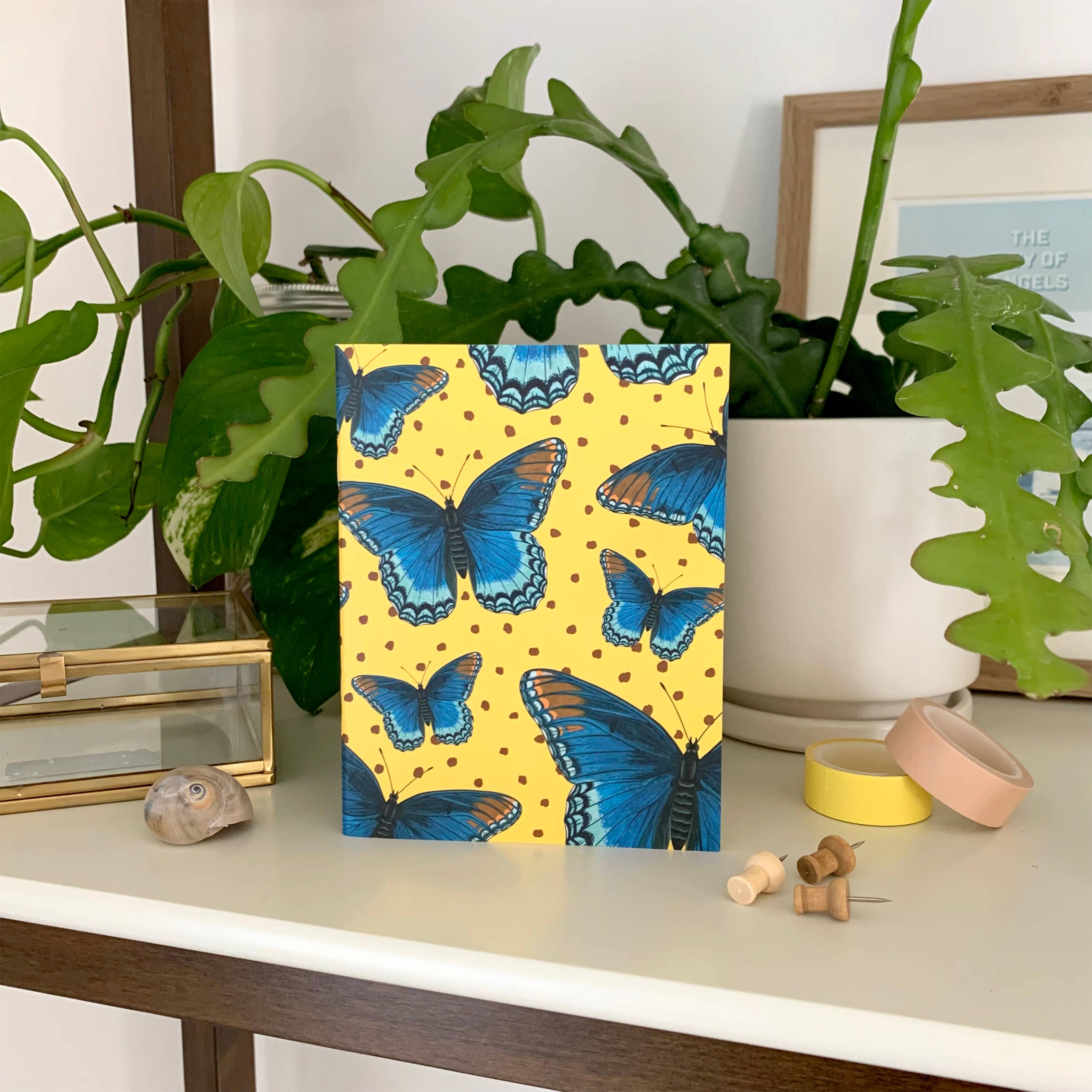 Yeppie Paper – Großhandel Notizbücher – Rotgeflecktes Notizbuch mit lila1