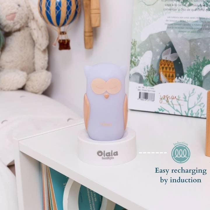 Olala Boutique - Wholesale Night Light - Kids & Baby - Côme Owl LED Night Light - Induction Charging3