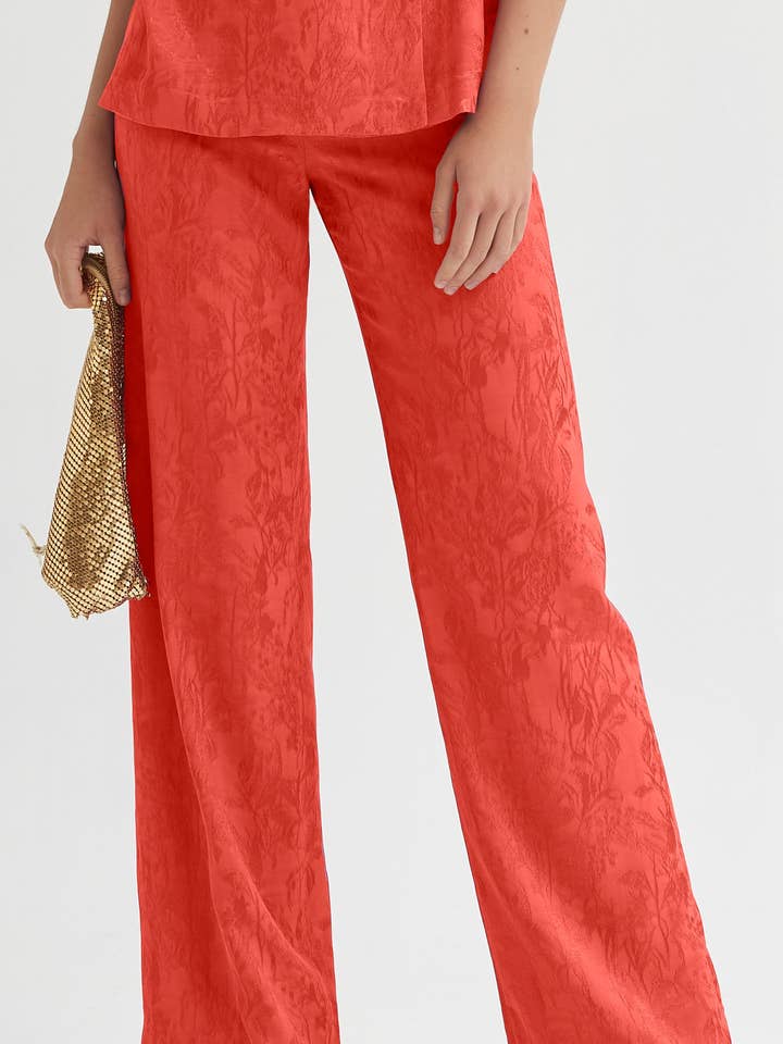 Bred Jacquard Ecovero Bukser for engroshandel hos OKY