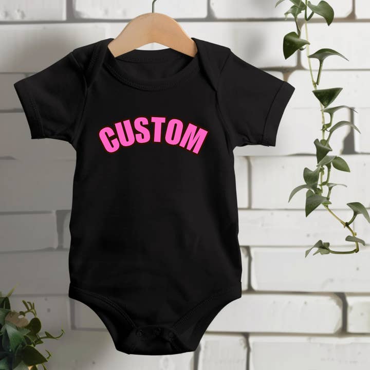 Custom Bodysuit Personalized Toddler and Baby Suit 0-24M  for wholesale by TheWorldOfMYes