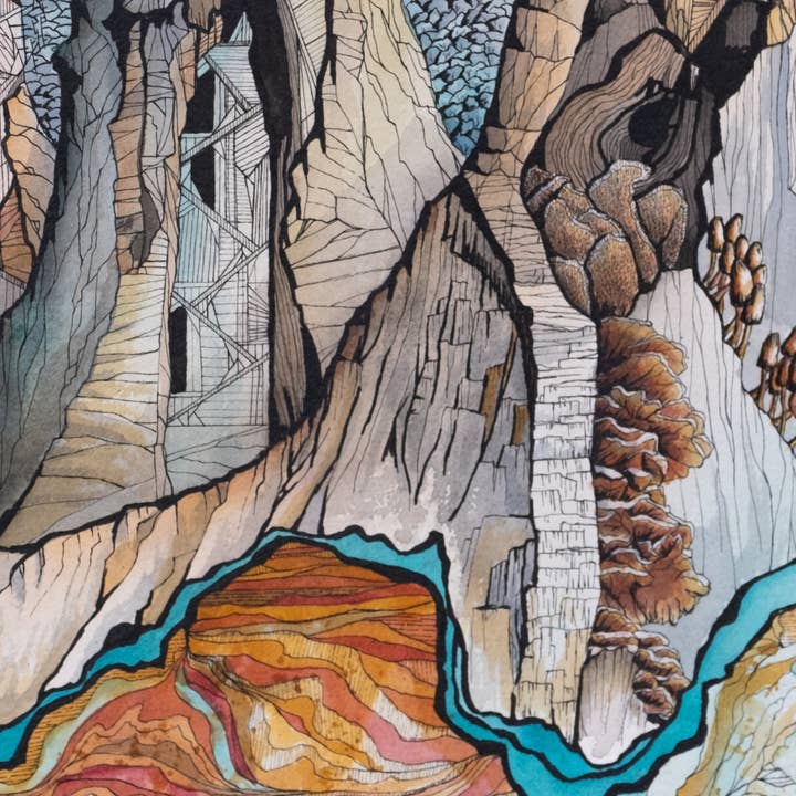 Jon M Styer - Wholesale Art Print - Internal Structures - Fine Art Print - 11x141