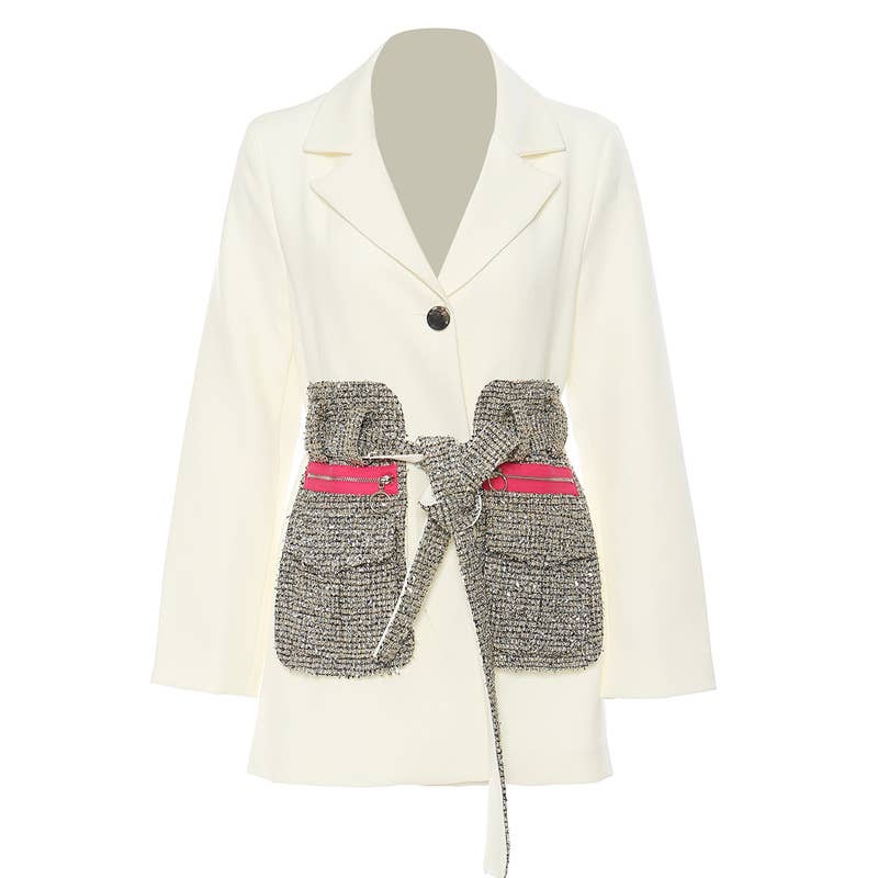 Mapcie - Vente Veste – femme - BLAZER BOHÈME À POCHES7