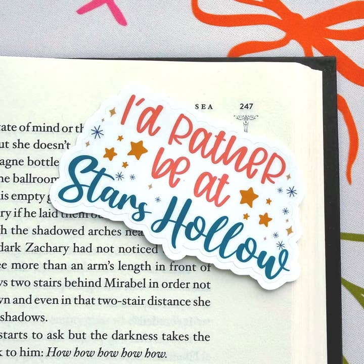 Stars Hollow Vinyl Sticker for wholesale by Let's Jess Doodle