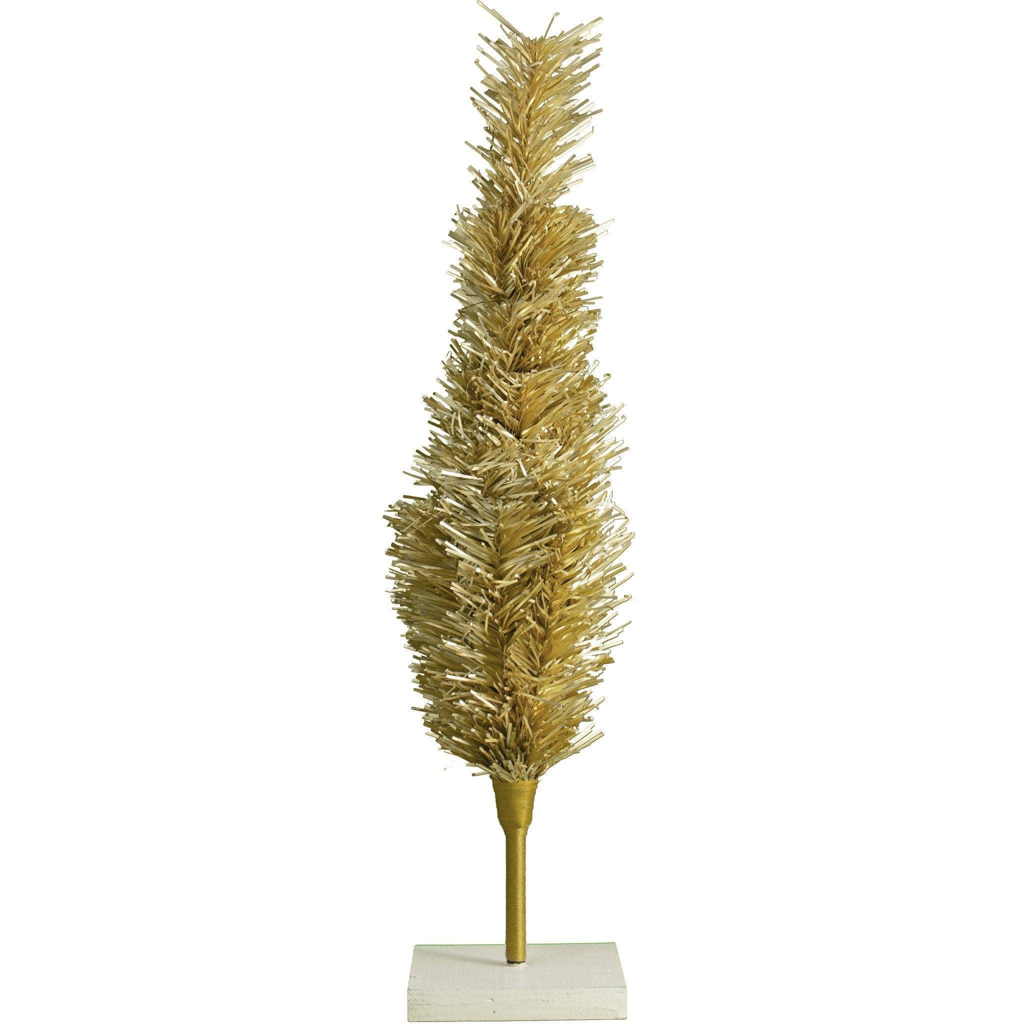 Lee Display - Wholesale Christmas Decoration - Antique Gold Tinsel Christmas Tree4