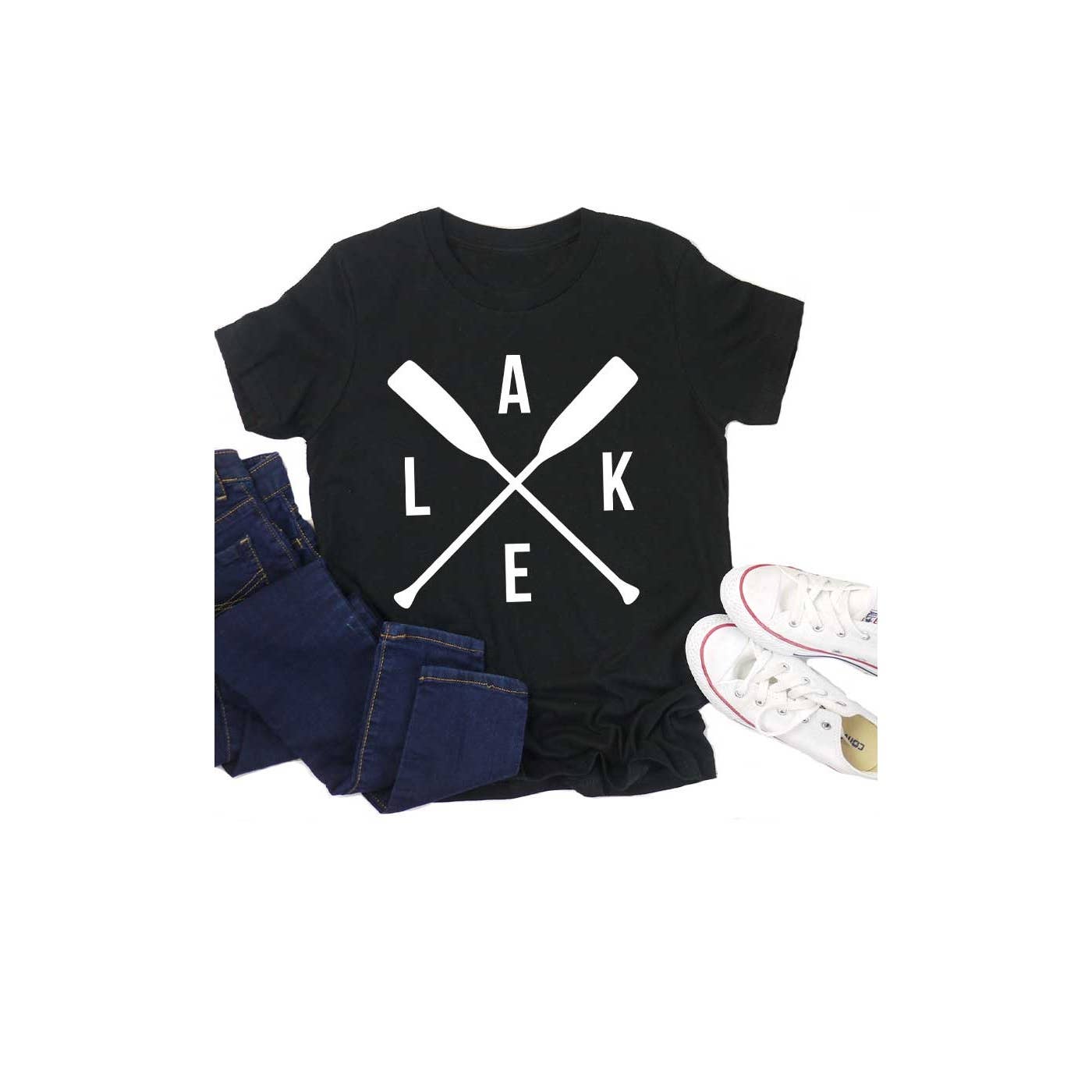 Kids By Kissed Apparel - Wholesale Screen Printed T-Shirt - Kids - Lake Paddle Kids Graphic Tee1