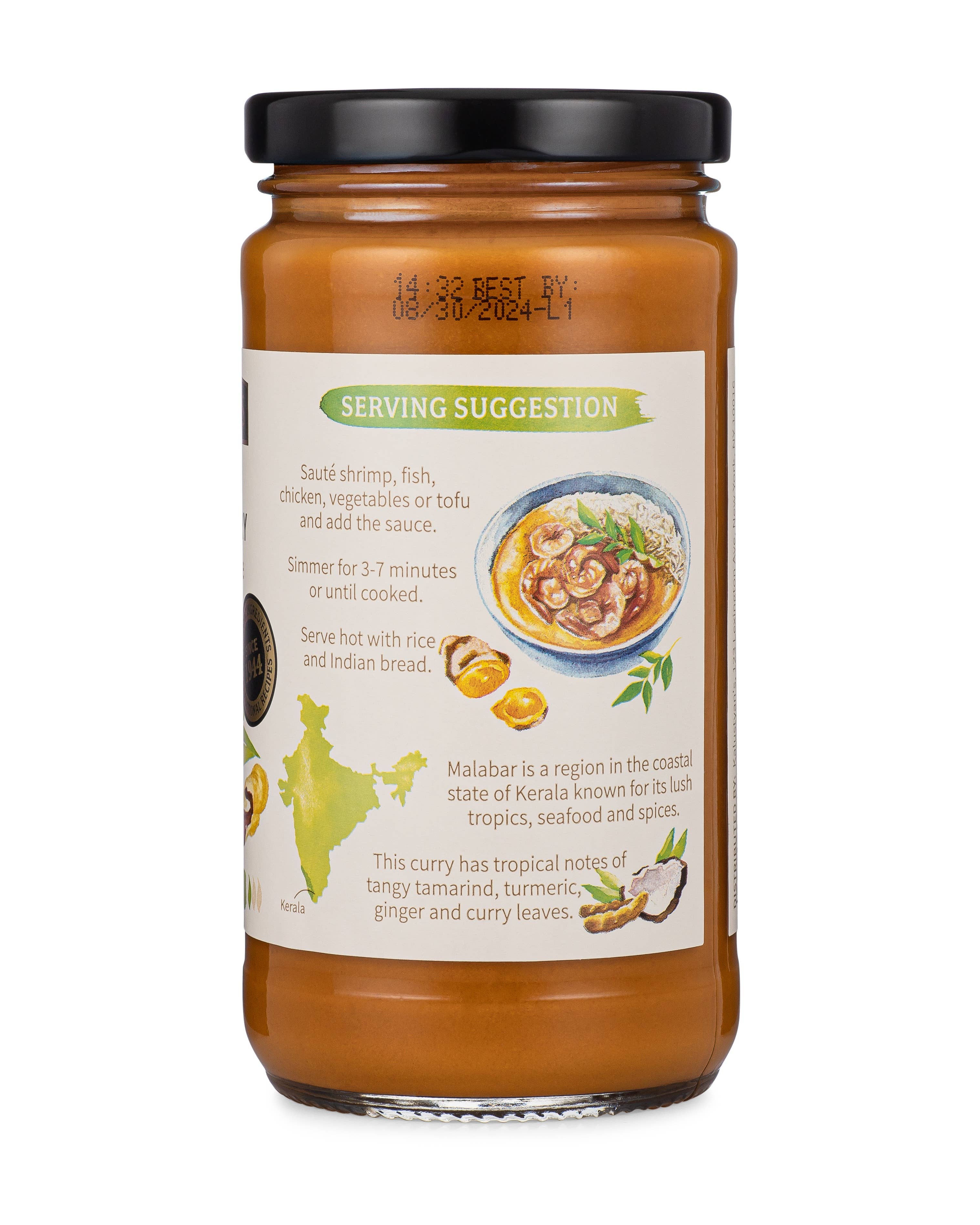 KALUSTYAN'S – wholesale Sås – Kalustyans, Malabar Coconut Curry Sockersås2