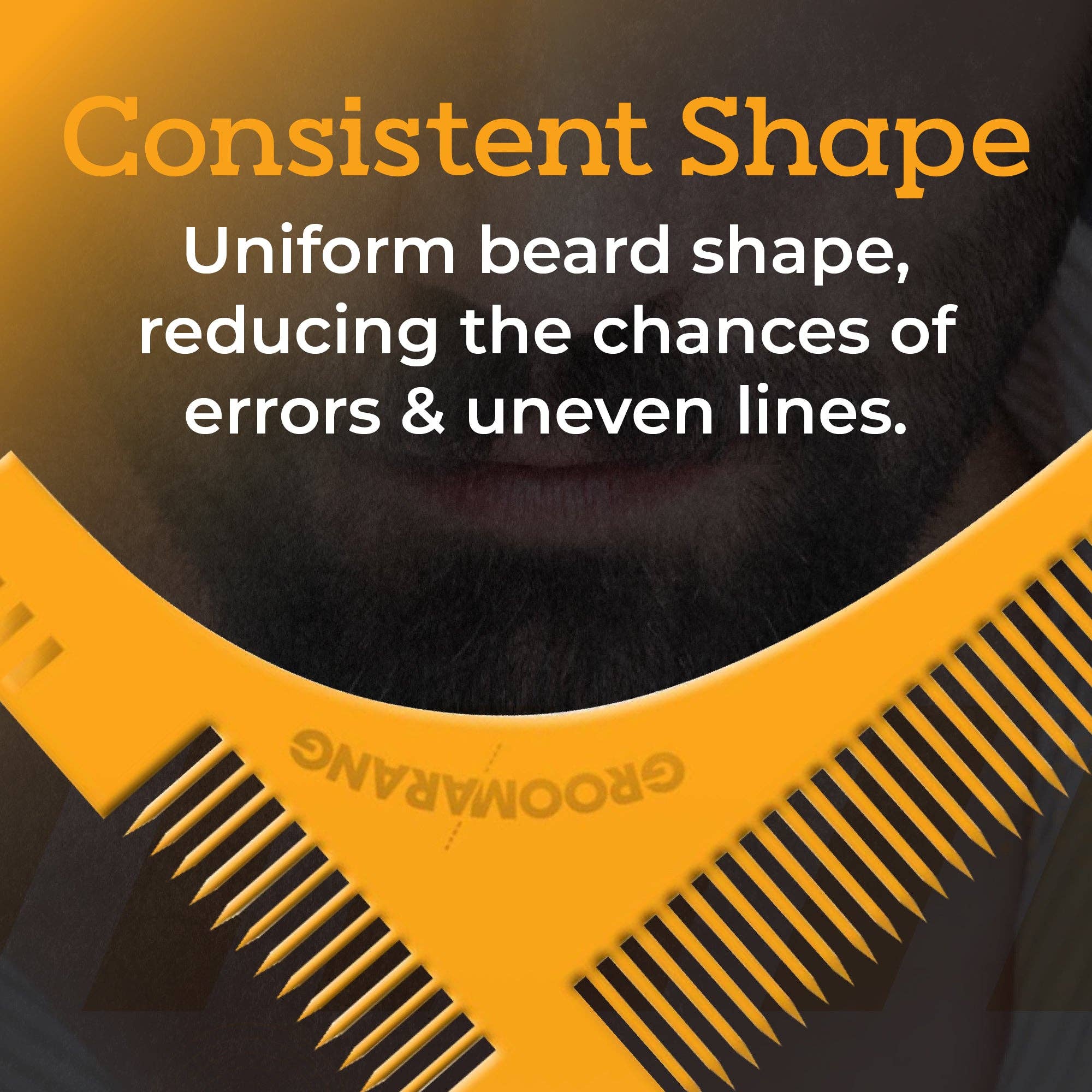 My Wholesale Warehouse – wholesale Beard brush/comb – Groomarang Beard Shaping & Styling Template Comb3