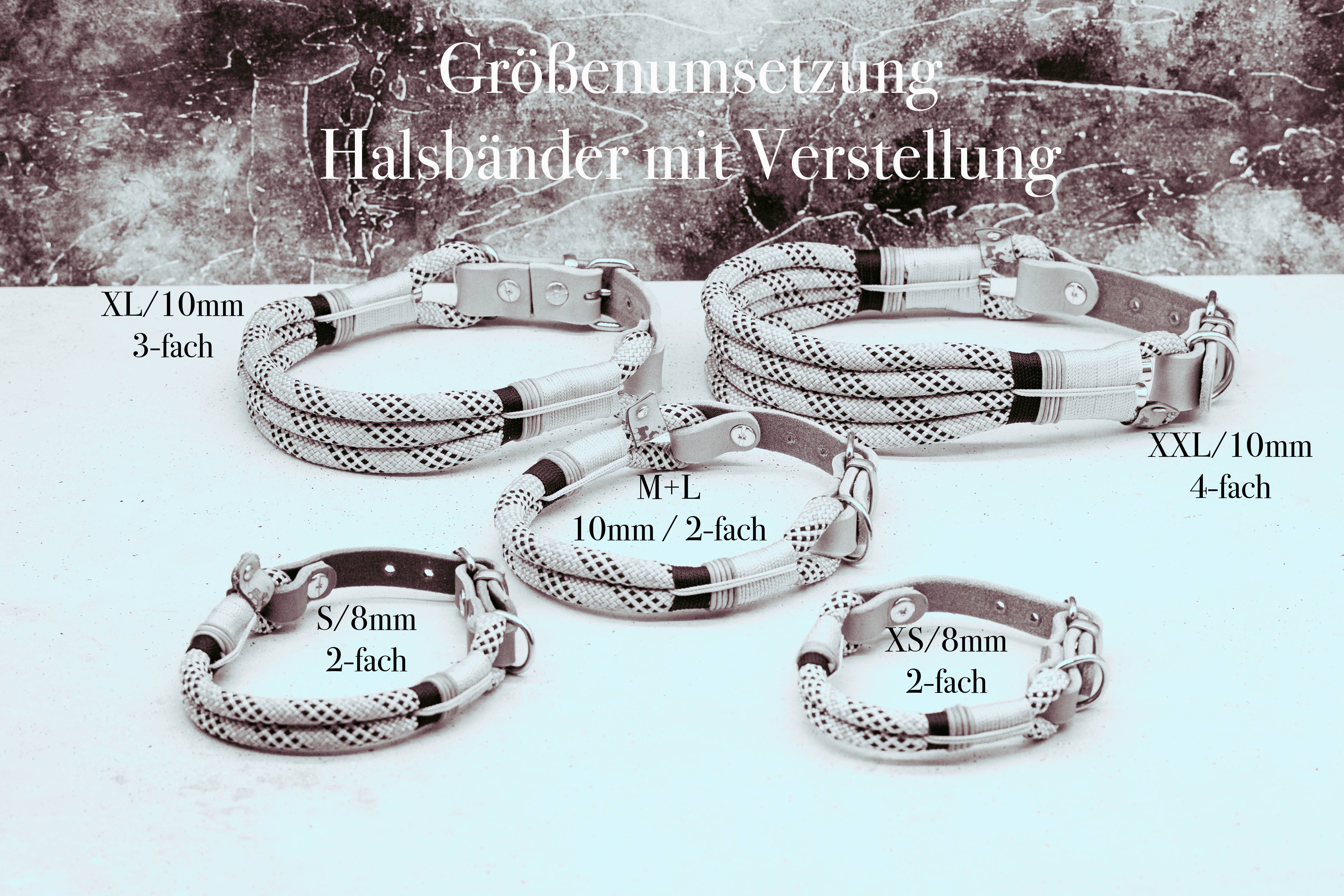 FOR LOVELY DOGS / Linda Jansen – Großhandel Haustierhalsband – Hund – Tau-Halsband Fawn Berry Multi Twist8