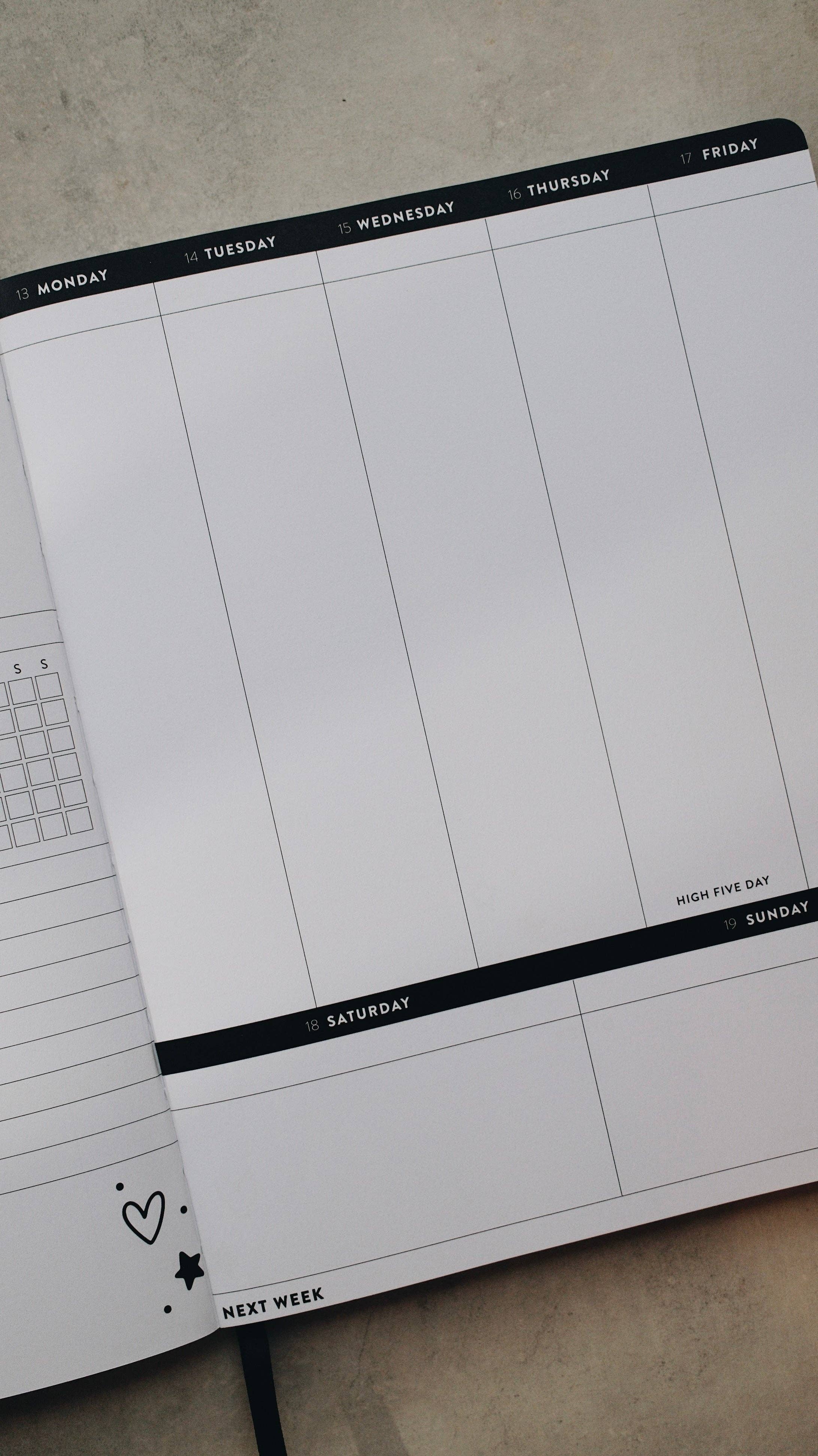 Rad & Happy - Wholesale Planner - 2026 Dated 8x10 Planner - Doodle Edition2