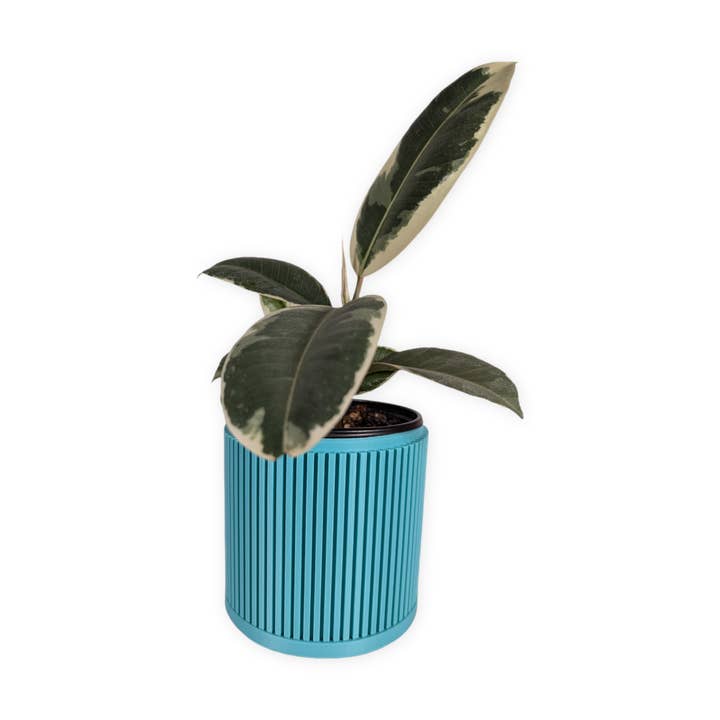 Leafprints.3d - Wholesale Plant Pot - The Willow – 4 Inch Planter with Drip Tray11