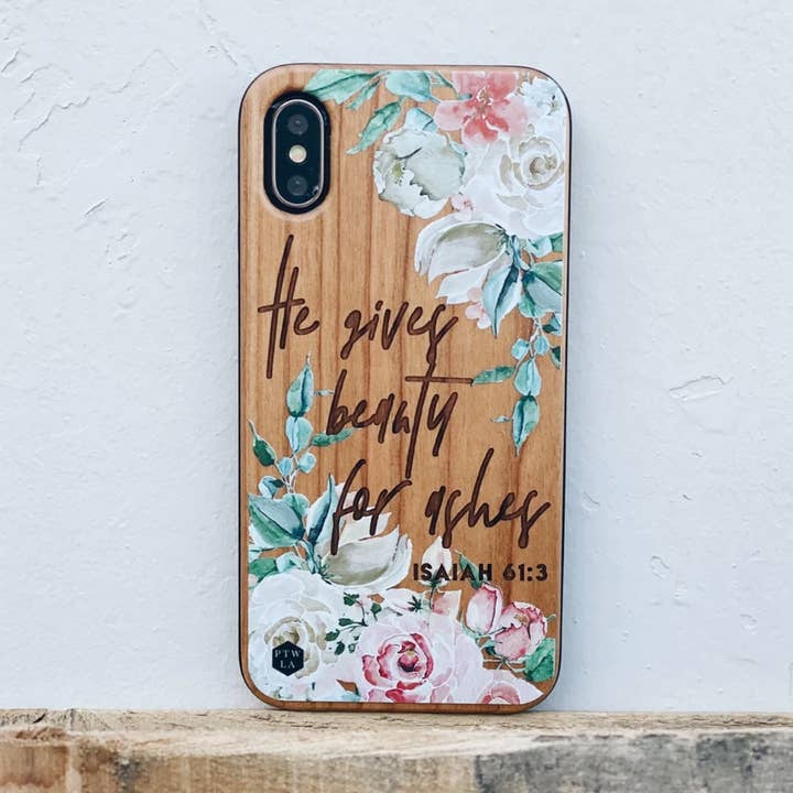 LE303- HE GIVES BEAUTY FOR ASHES - Special Edition Wood for wholesale by Prone To Wander LA