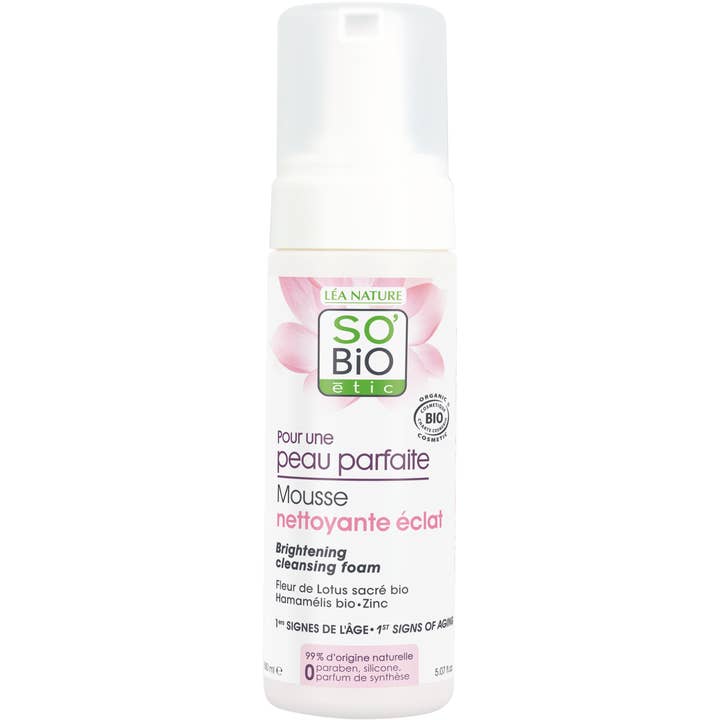 Peau parfaite - Brightening cleansing foam for wholesale by SO'BiO étic