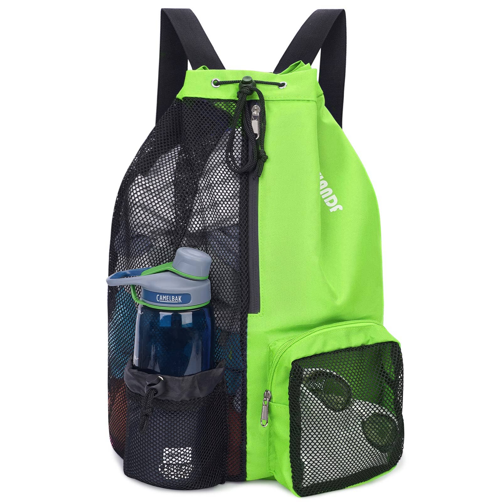 wandf - Wholesale Beach Bag - WANDF Mesh Drawstring Backpack with Wet Pocket Beach Bag29