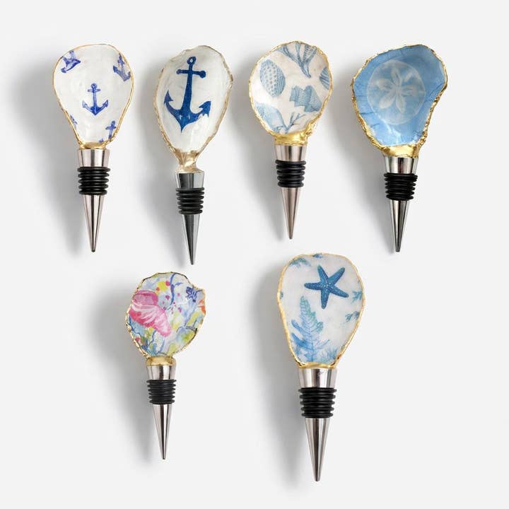 Nautical Oyster Stopper Starter Pack (12 pc | 3–3.5 in shell for wholesale by Shell Yeah By Jaks LLC