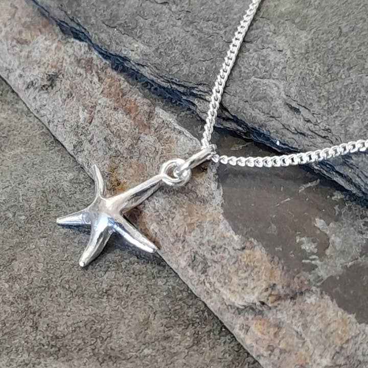 Bluelily925silver - Wholesale Pendant/Charm Necklace - P184BC- Starfish pendant0