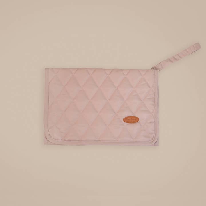 Travel Baby Changing Mat with Pockets - Baby Pink for wholesale by Kiin Ltd