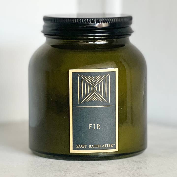 Candela vintage Black Label, barattolo verde per la vendita all'ingrosso da parte di Zoet Bathlatier