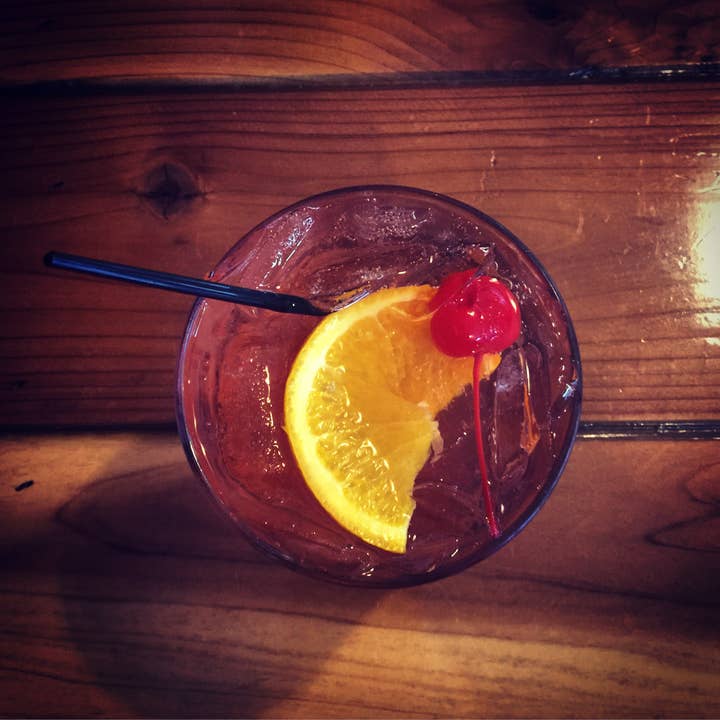 Big White Yeti - Wholesale Jar/Filled Candle - Brandy Old Fashioned Soy Candle- 8oz Amber Jar1