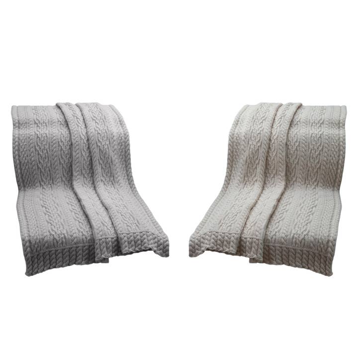 Knit Aran Bed Runner for wholesale by Dublin Gift Company