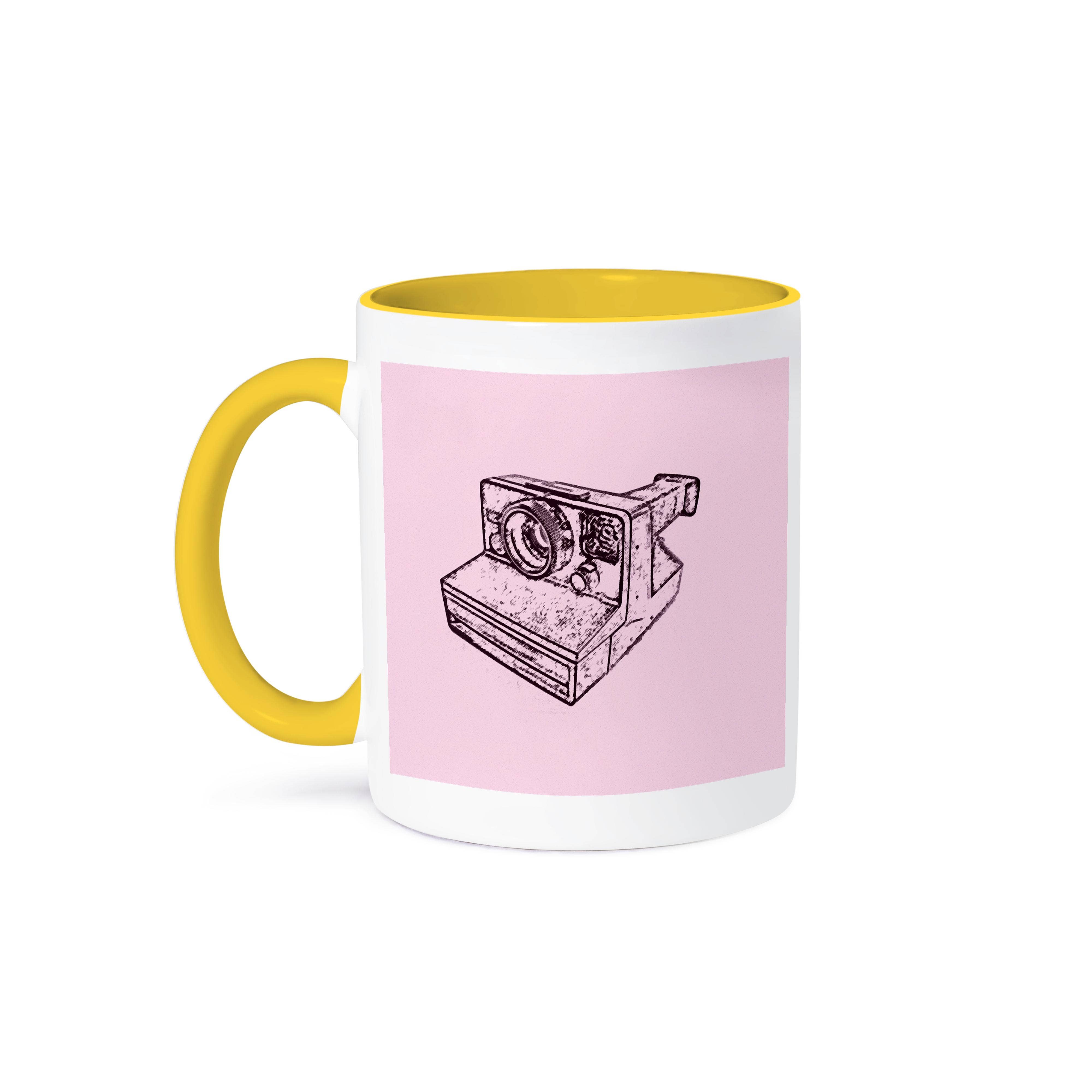 3dRose - Wholesale Koffiemok - 3dRose, Afbeelding van een vintage automatische roze camera, Mok0