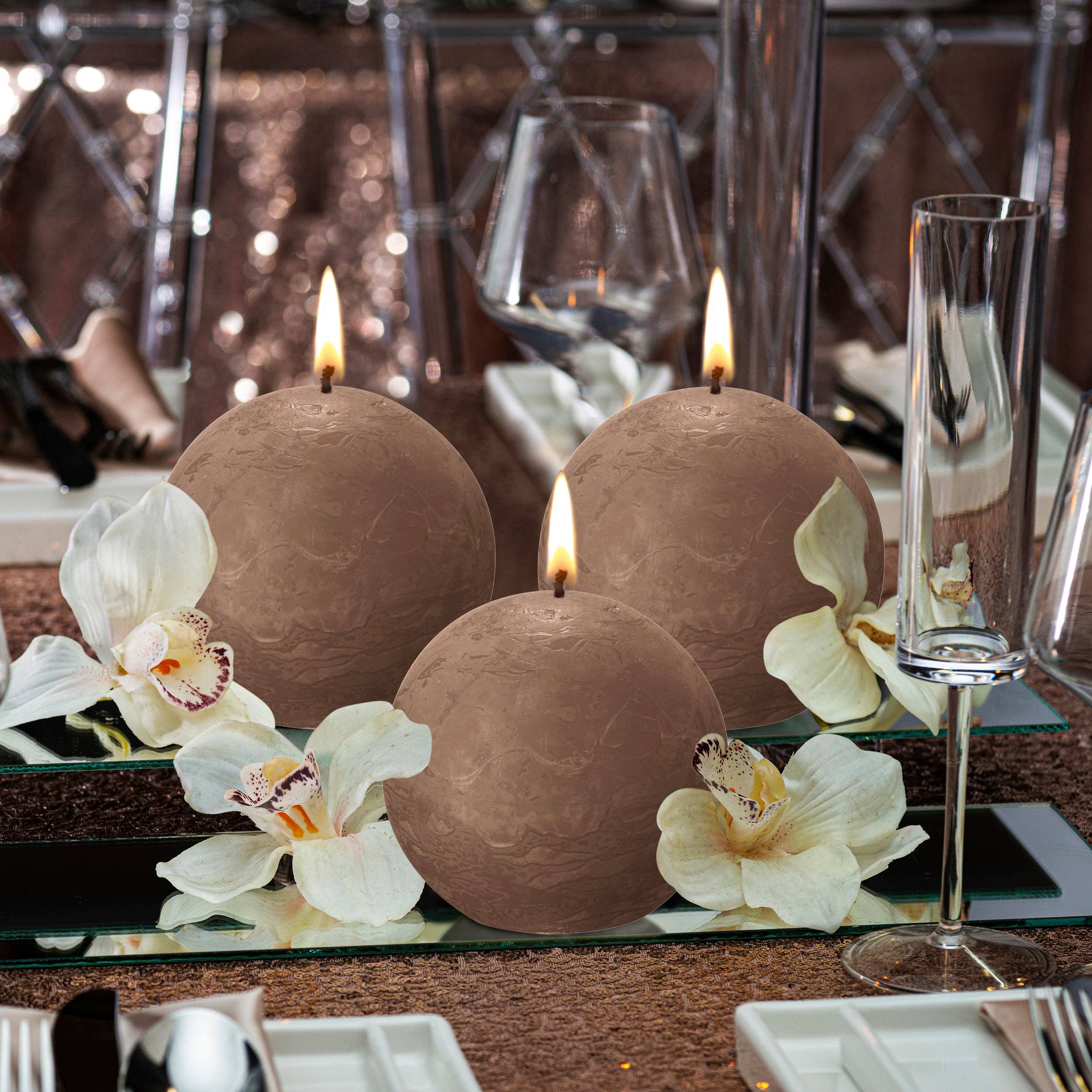 BOLSIUS – Velas de decoração por atacado – 6 Velas rústicas 3" - Inperfuted - Natural - Eco-Friendly - Cera Plant-Based - **Vendido Individualmente67