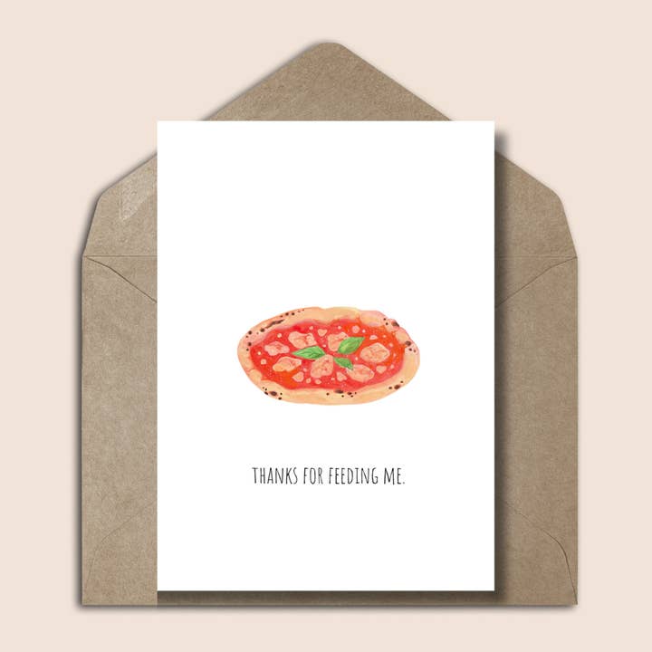 Lykønskningskort Funny Kærlighed med Pizza for engroshandel hos Studio Mo