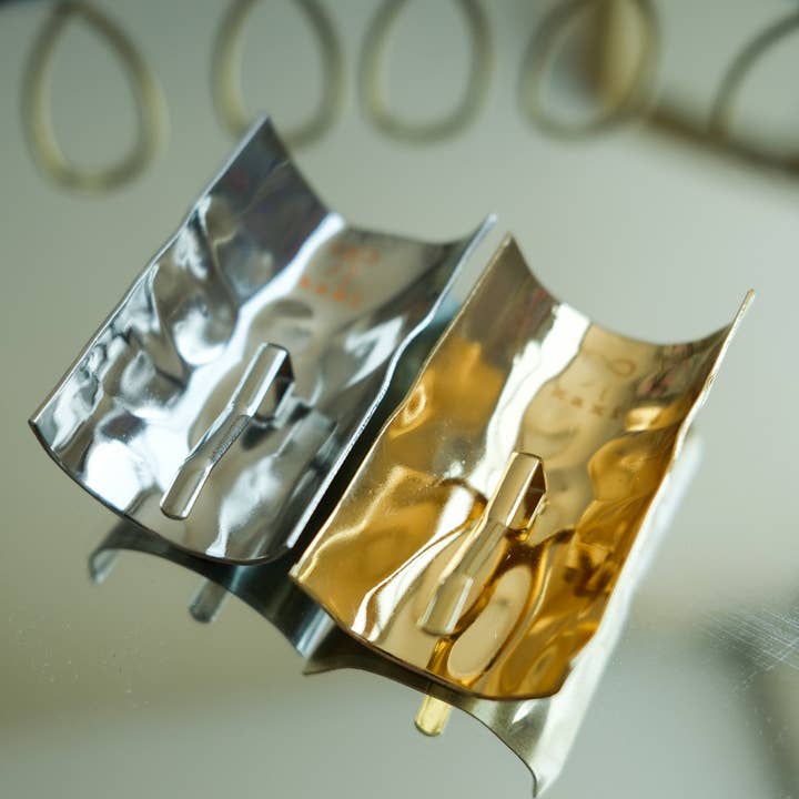 KAXI – wholesale Hair clip – Women’s – OVERSIZED PONYTAIL CUFF ( GOLD + SILVER )6