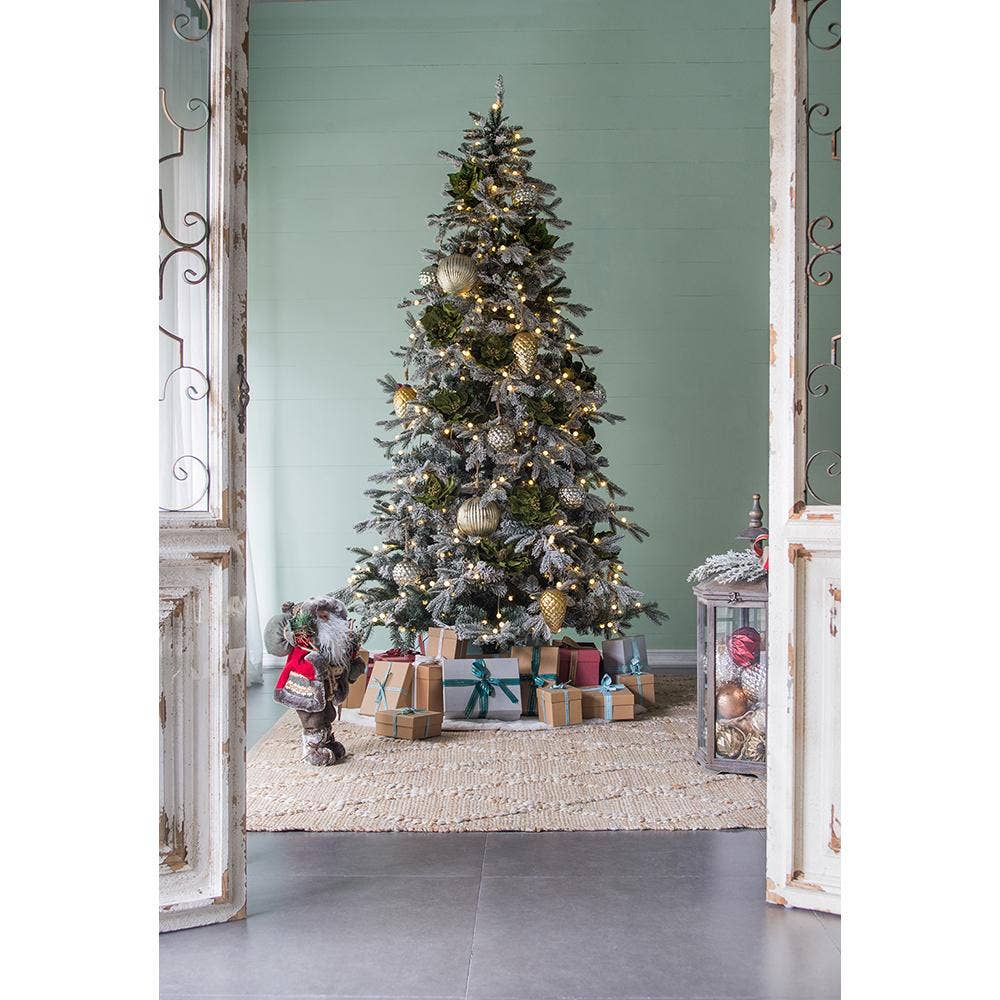 A&B Home Group Inc. - Wholesale Ornament - 6"Dia Eclectic Mercury Glass Ball Ornament - Champagne Gold7