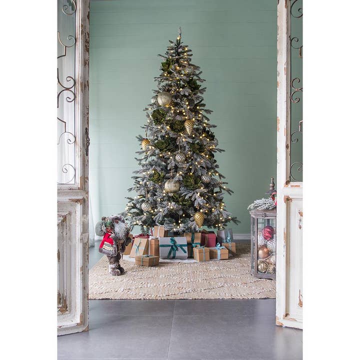 A&B Home Group Inc. - Wholesale Ornament - 6"Dia Eclectic Mercury Glass Ball Ornament - Champagne Gold7