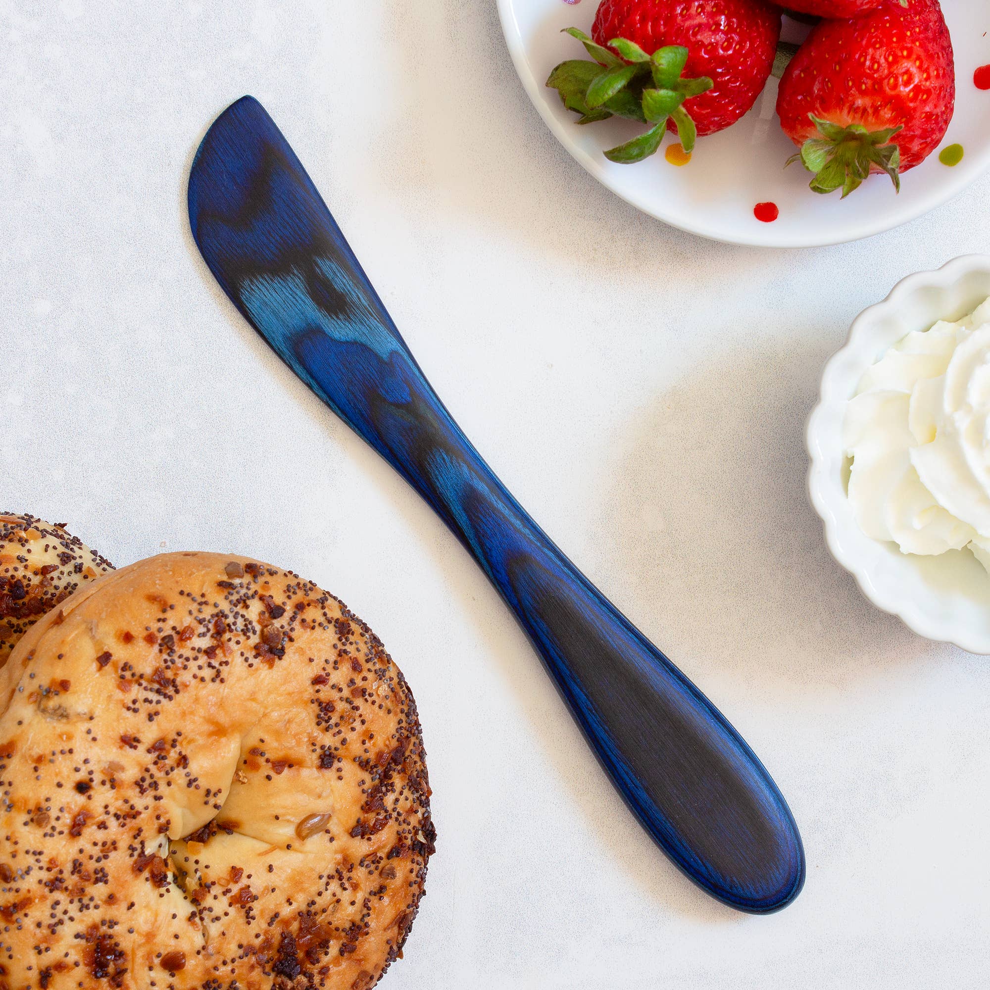 Totally Bamboo - Wholesale Cheese Spreader - Baltique® Malta Colorful Wooden Cheese Spreader Knife, 8"2