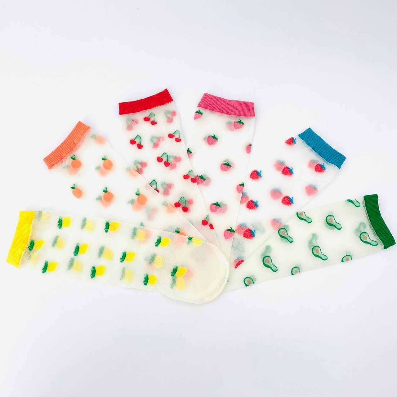 sockette - Vendita all'ingrosso Calzini - Donna - Clémence - Calzini fantasia donna rosa LAMPONI3