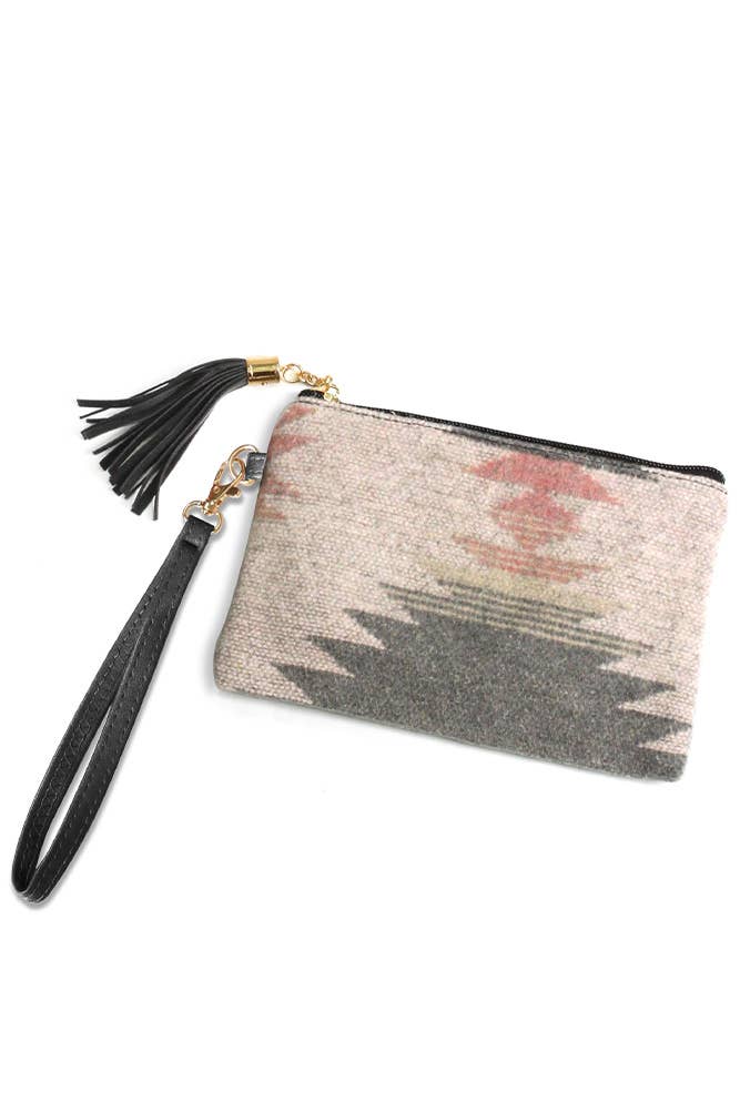 Hana – wholesale Wristlet – Western Print Pouch Bag with Wristlet1