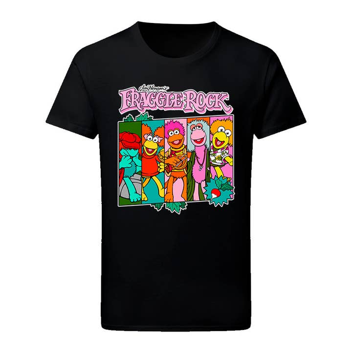 Fraggle Rock Classic T-Shirt Black for wholesale by Star Editions
