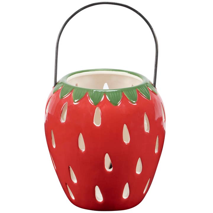Strawberry Candle Holder for wholesale by Primitives by Kathy