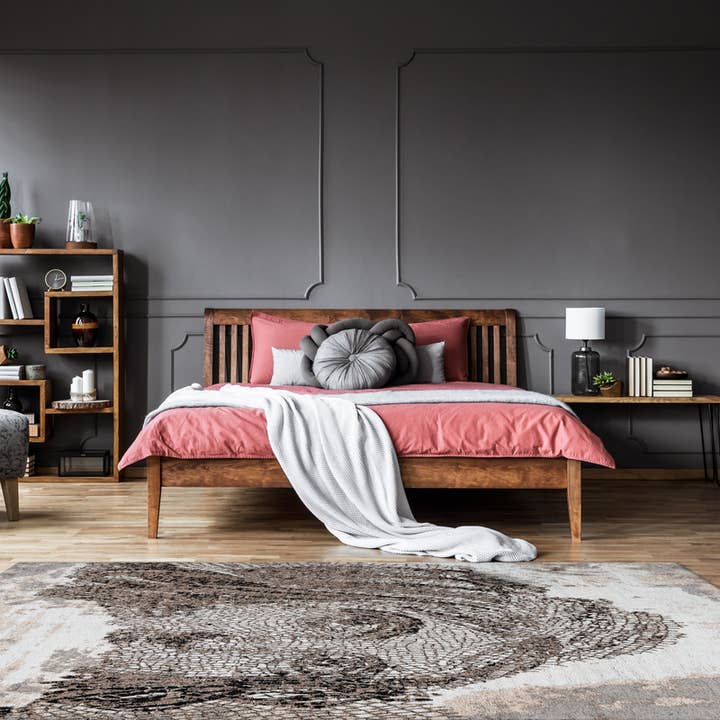 Tapis vintage Iglesia 200 Taupe pour la vente par Vivorum