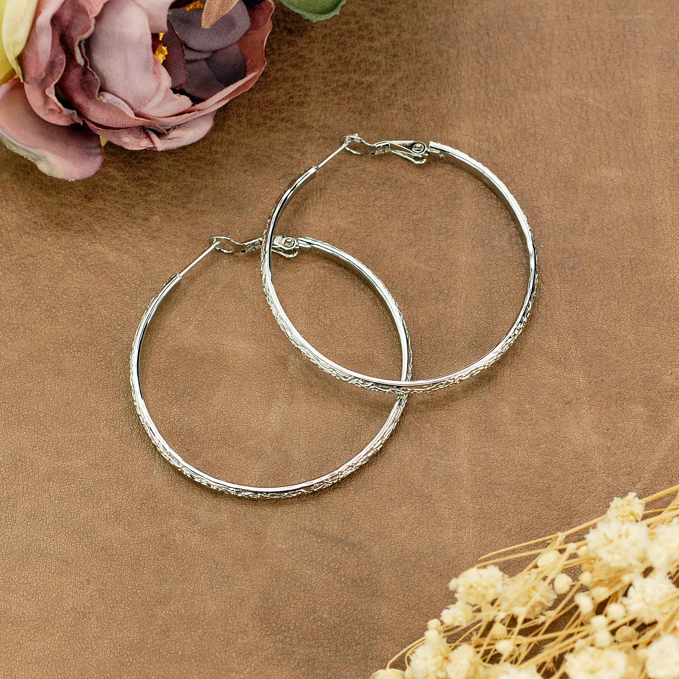 Merveilles du Monde - Wholesale Jewelry Set - Set of 16 pairs of stainless steel hoop earrings6