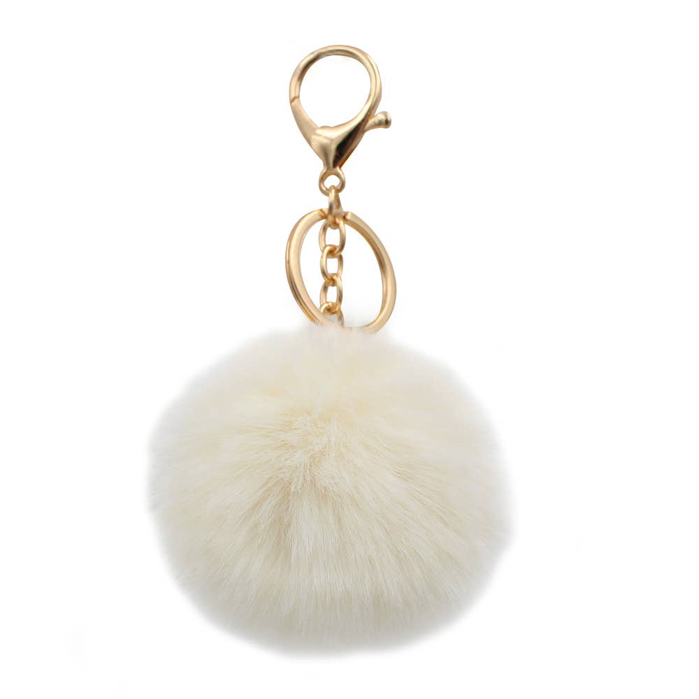 Real Sic – wholesale Keychain – Unisex – Cute Colorful Pom Pom Key chain - Fuzzy Key chain18