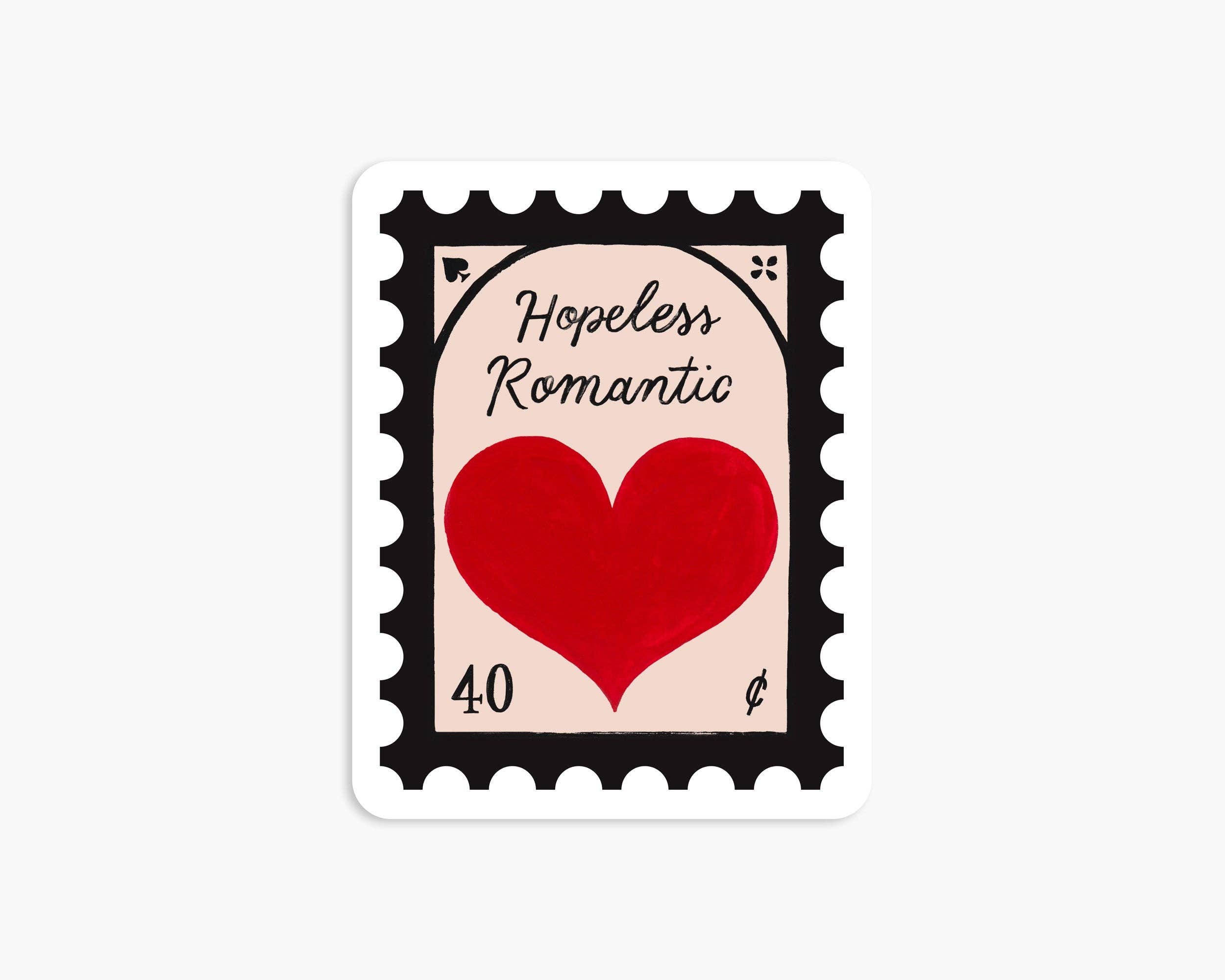 Day One Paper Co. - Wholesale Sticker - Hopeless Romantic - Vinyl Sticker