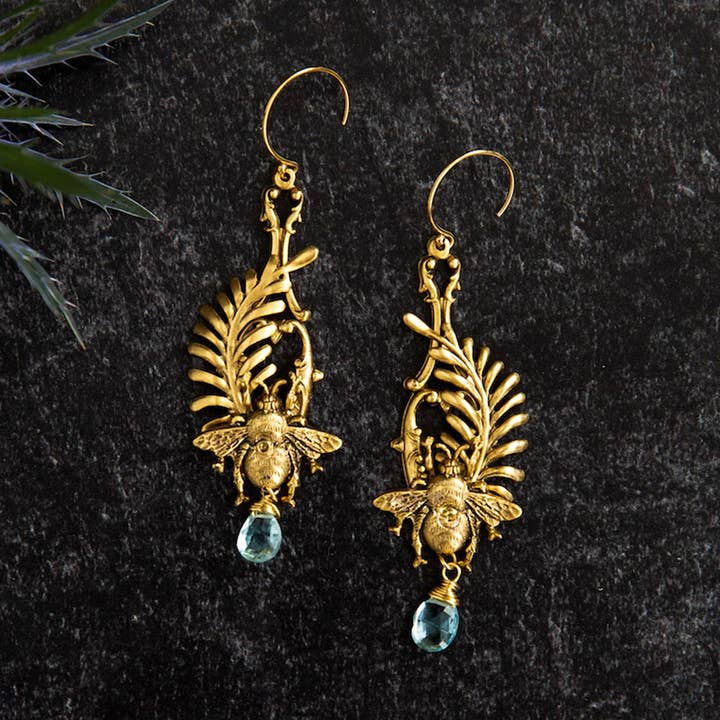 Trollbinde - Wholesale Dangle Earrings - Bee & Laurel Spray Earring0