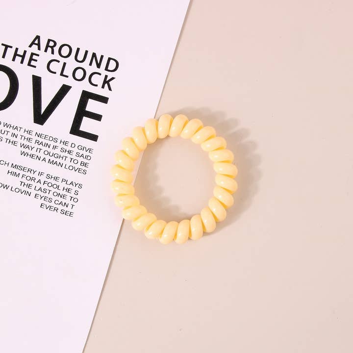 NINEXIS - Wholesale Hair Tie - CWAHA1108_Simple Phone Line Hair Tie 23