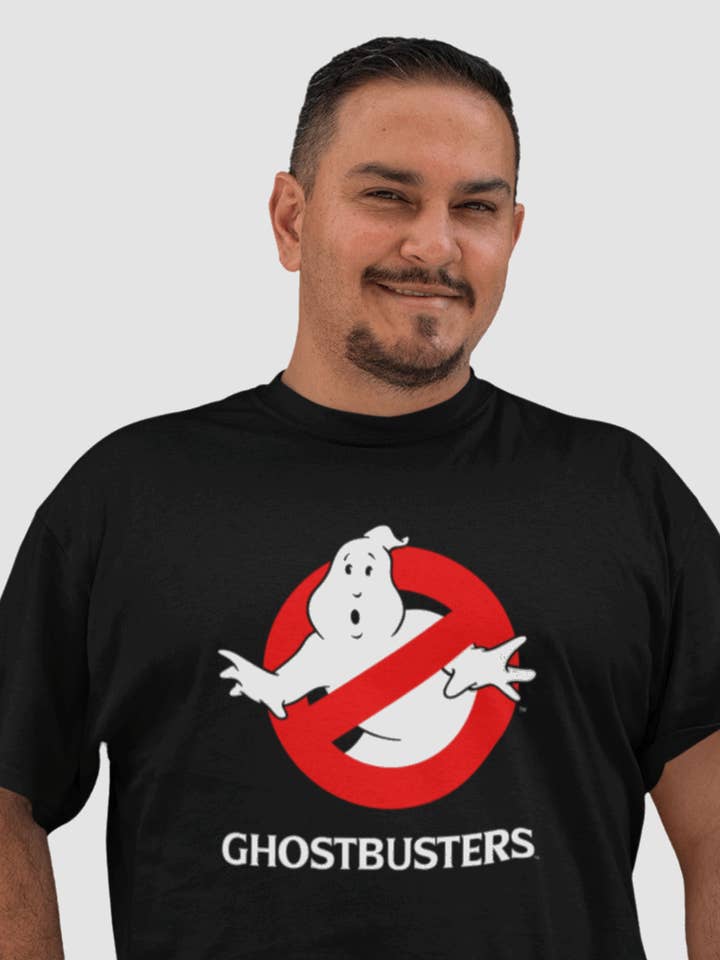 Nero Maglietta Ghostbusters - Logo classico in vendita all'ingrosso su Faire2