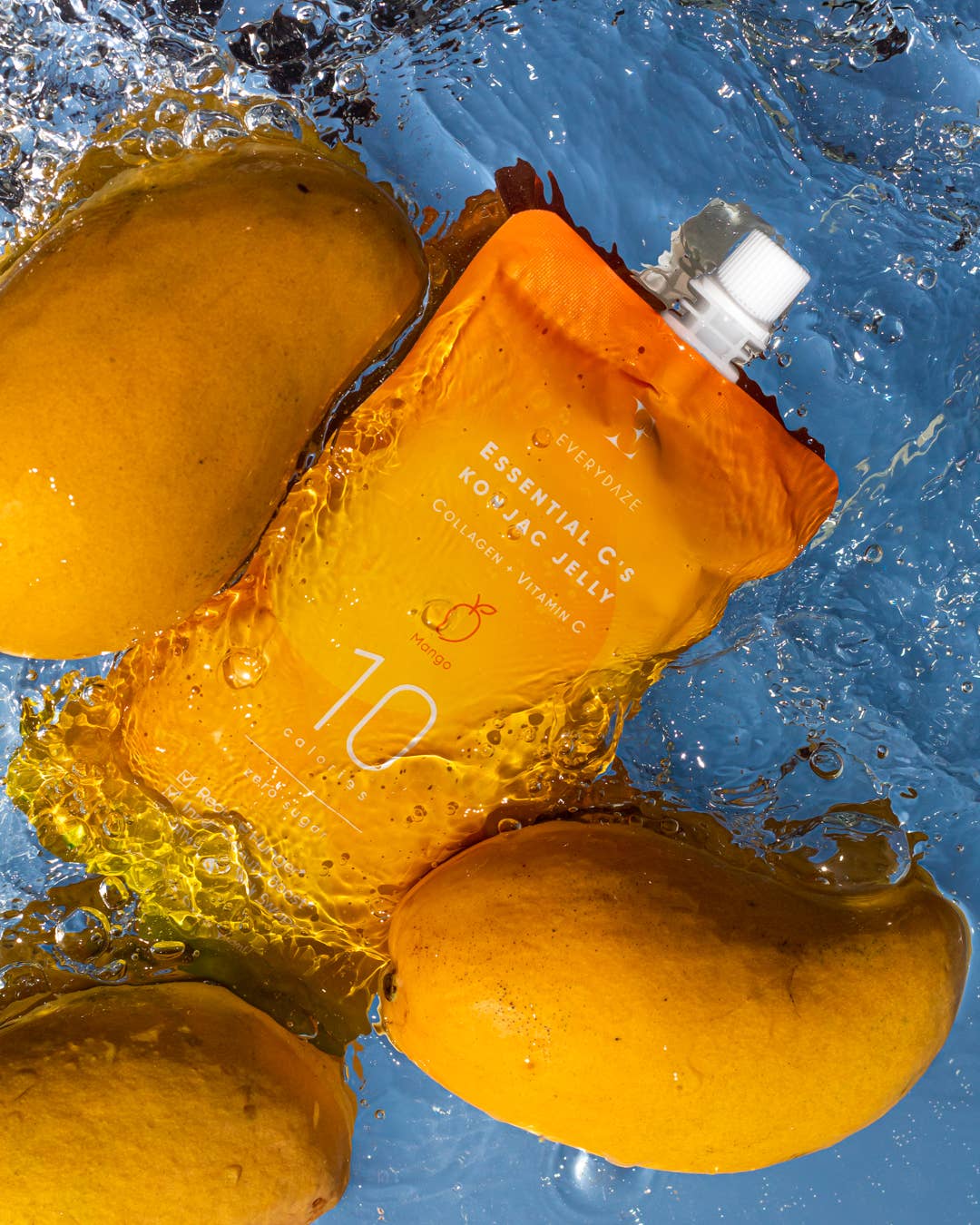 EVERYDAZE – Engroshandel Kosttilskud og vitaminer – Essential C’s Konjac Jelly - Mango - Æske med 10 poser6