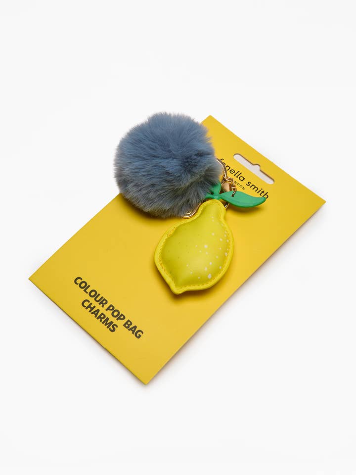 Pom Pom Bag Charm for wholesale by Fenella Smith London