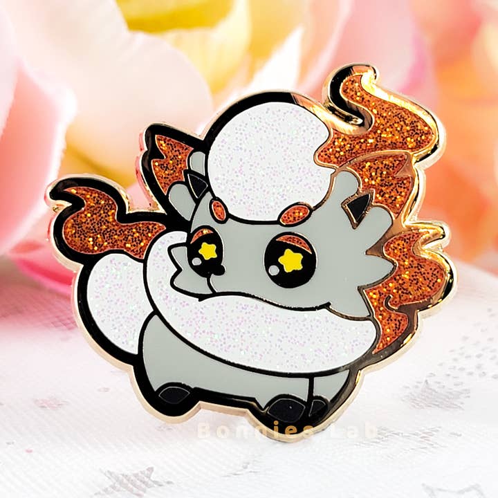 Hisuian Zorua Enamel Pin for wholesale by Bonnies Lab