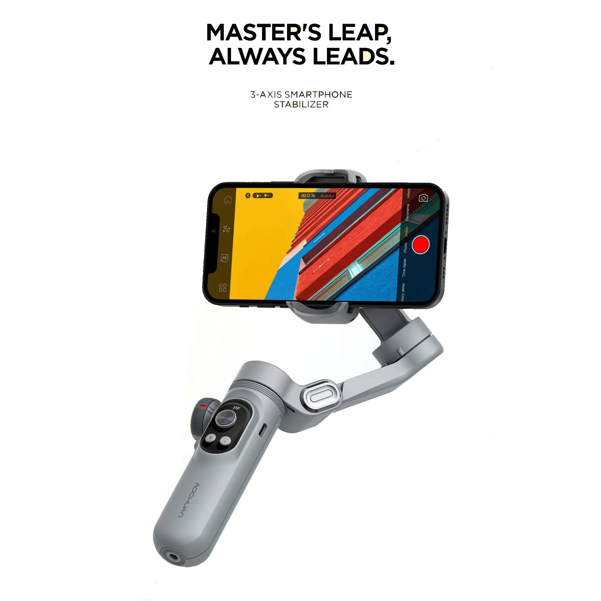 GulleeGadgets - Wholesale Phone/Tablet Stand - Magnetic Fill Light Gimbal Stabilizer For Smartphone & Iphon10