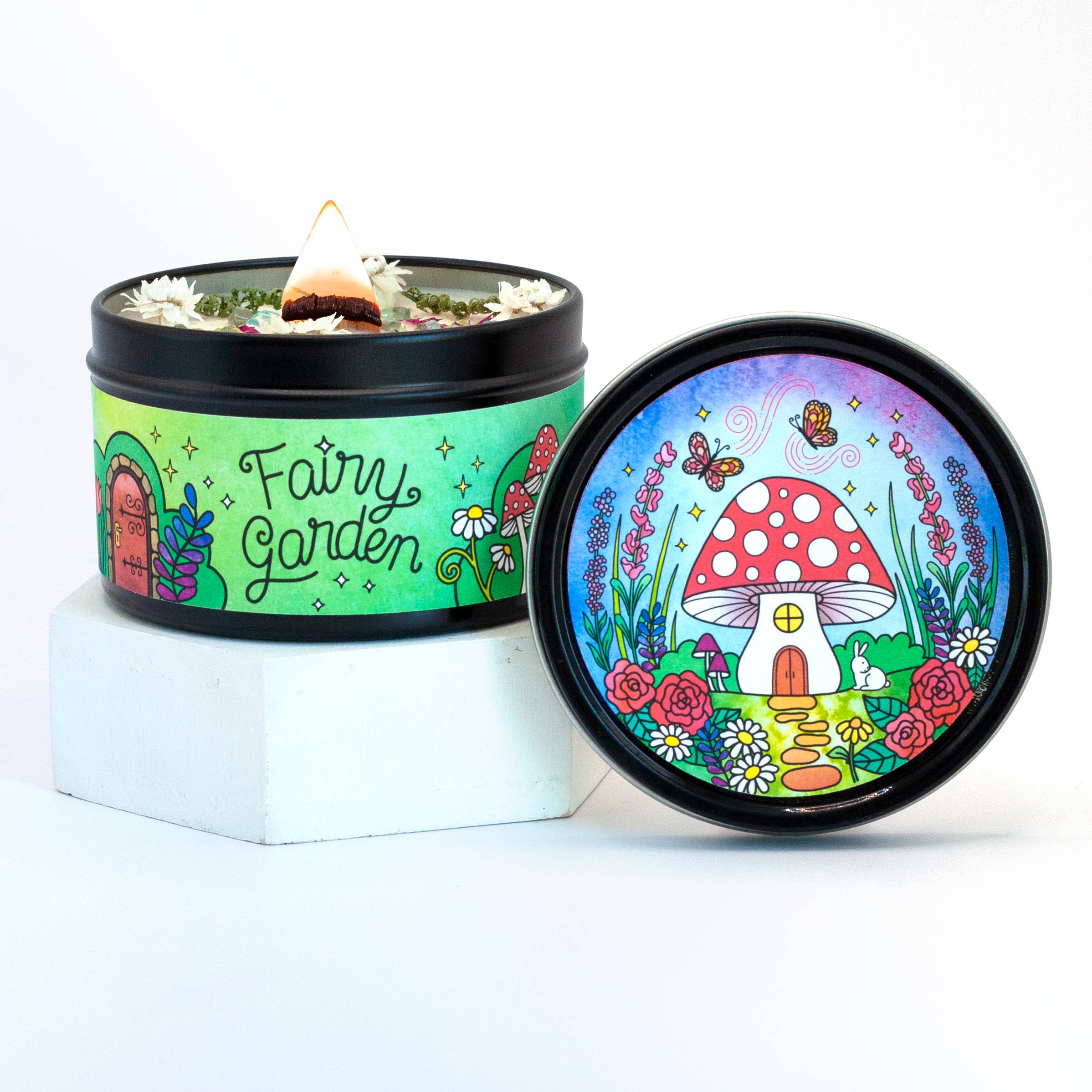 Rachel Beyer - Wholesale Travel Candles - Fairy Garden Soy Candle - Lemongrass + Ylang Ylang5