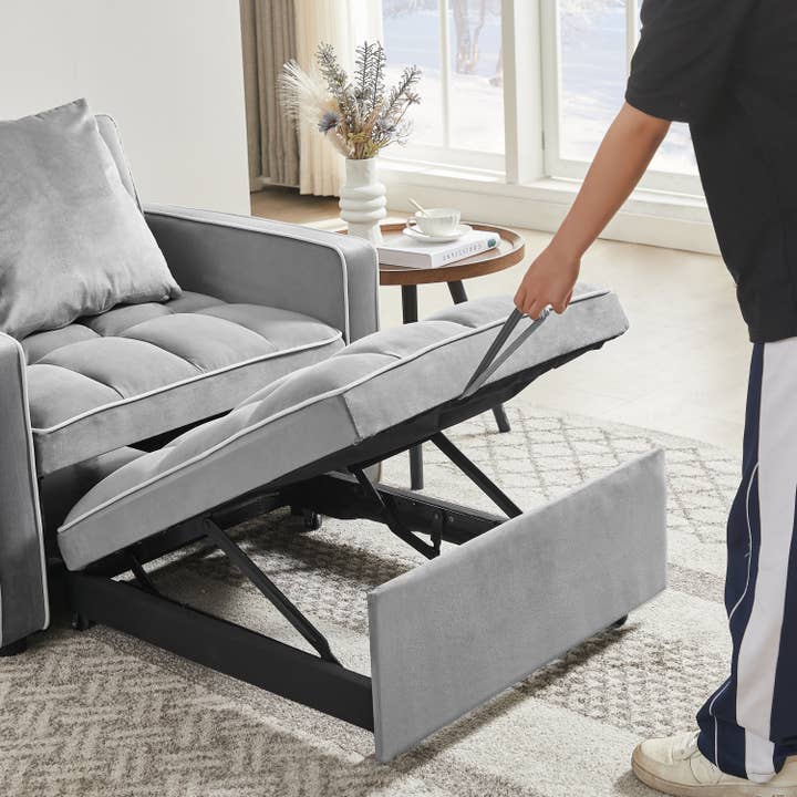 BlakOutlet - Wholesale Sofa - Three-in-one sofa bed chair folding sofa bed adjustable back into a sofa recliner